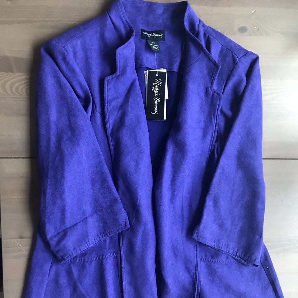 Maggie Barnes Purple Jacket